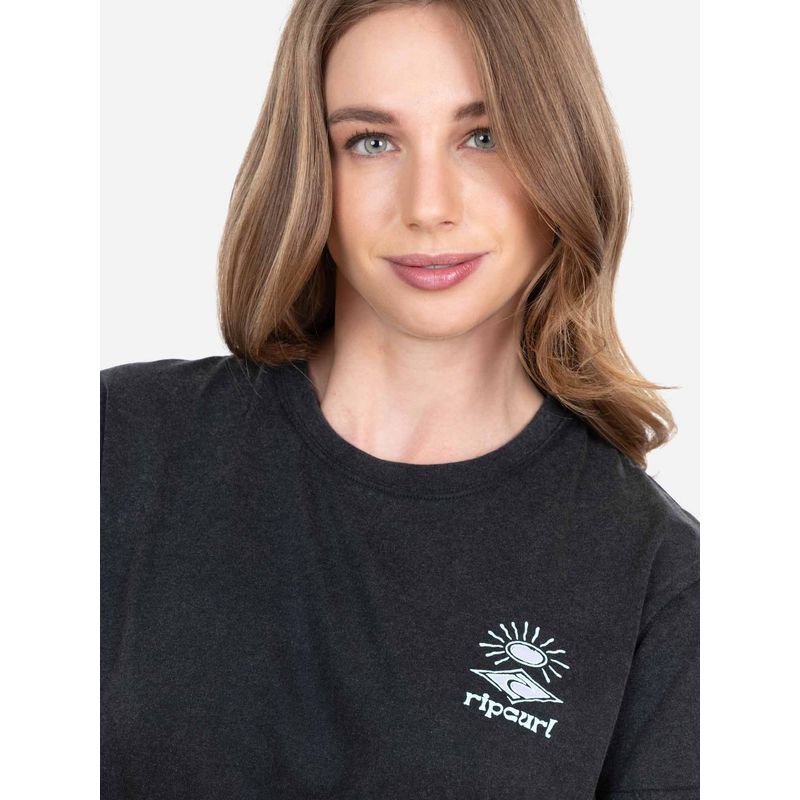RIP CURL - Polera MC Jajalu Negro Mujer Rip Curl - Negro