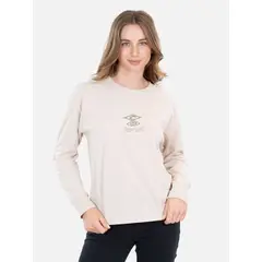 RIP CURL - Polera ML Lala Beige Mujer - Beige