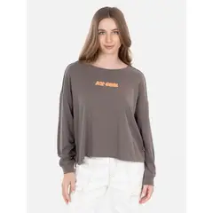 RIP CURL - Polera ML Loá Café Mujer - Café