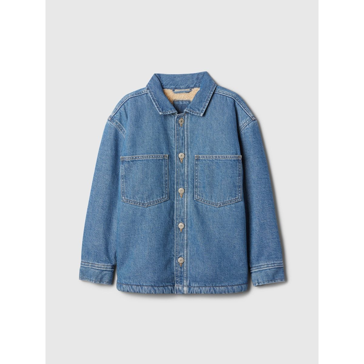 GAP - Chaqueta GAP Denim Sherpa Niño
