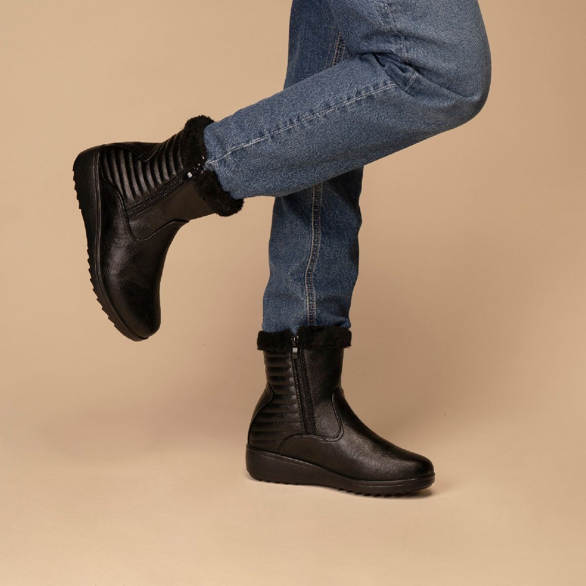 CHINITOWN - Botín Mujer Negro Deborah Chinitown