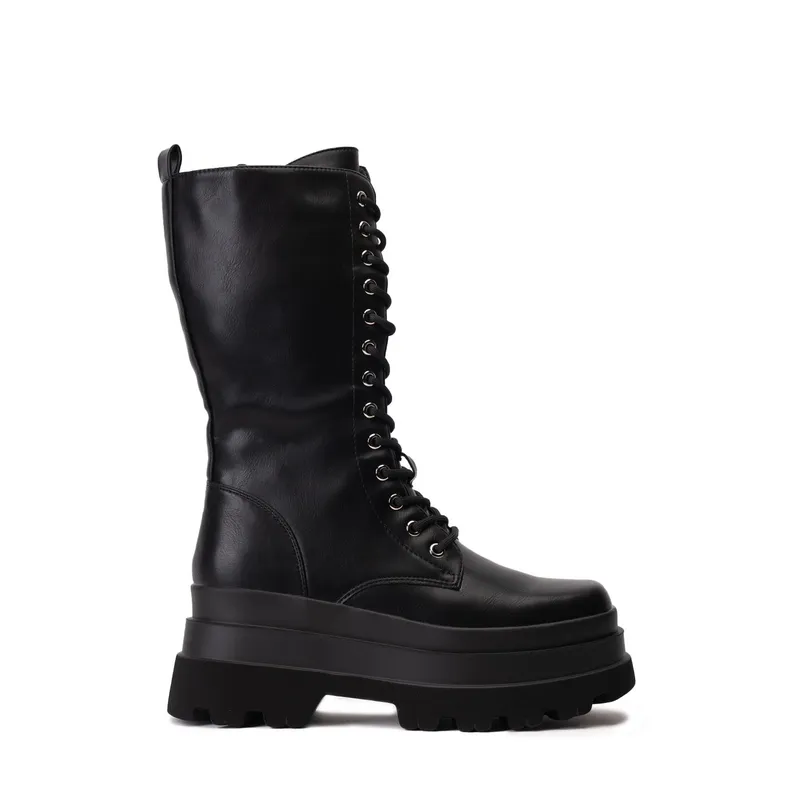 CHINITOWN - Bota Larga Mujer Negro Kyara Chinitown