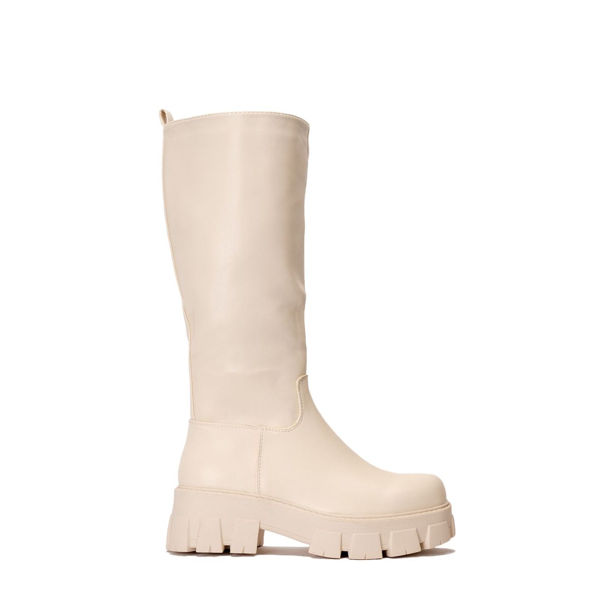 CHINITOWN - Bota Larga Mujer Blanco Siggy Chinitown