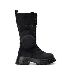 CHINITOWN - Bota Larga Mujer Negro Varushka