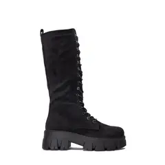 CHINITOWN - Bota Larga Mujer Negro Lagertha