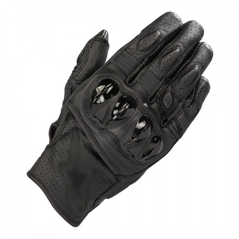 GENERICO - Guantes cortos de cuero para Motos