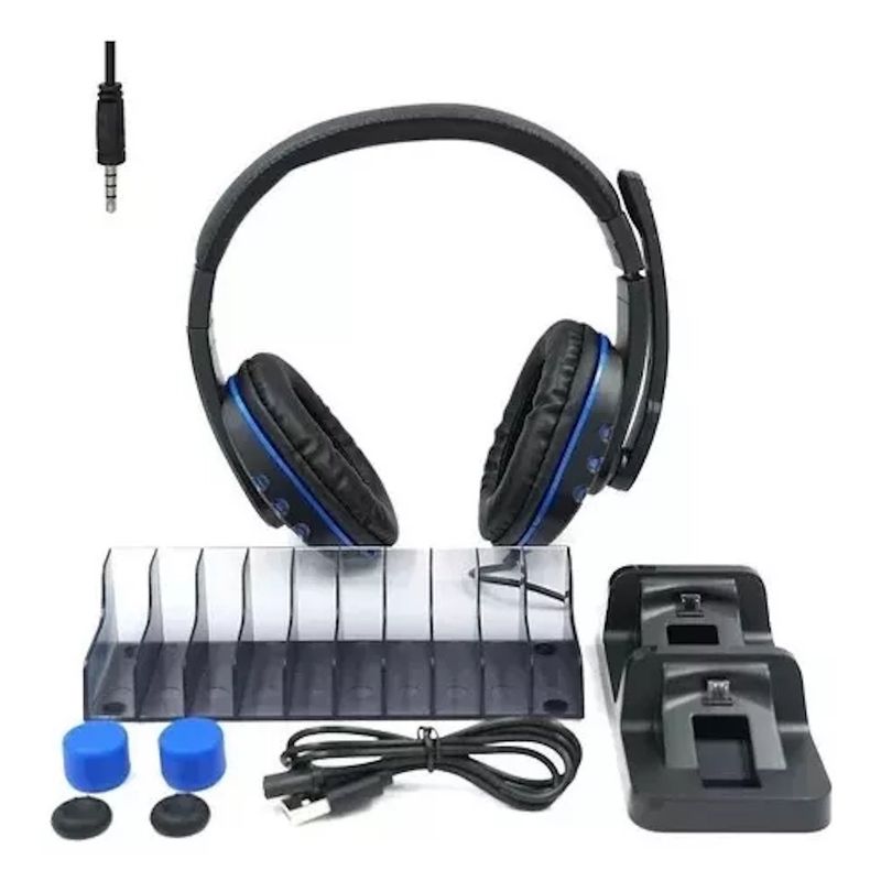 GENERICO - Audífonos Gamer Dobe Set 5 En 1 Con Micrófono
