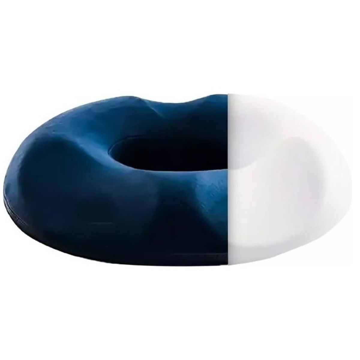 GENERICO - Cojin Ortopedico Picaron Antiescaras Memoria Funda Azul