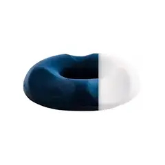 GENERICO - Cojin Ortopedico Picaron Antiescaras Memoria Funda Azul