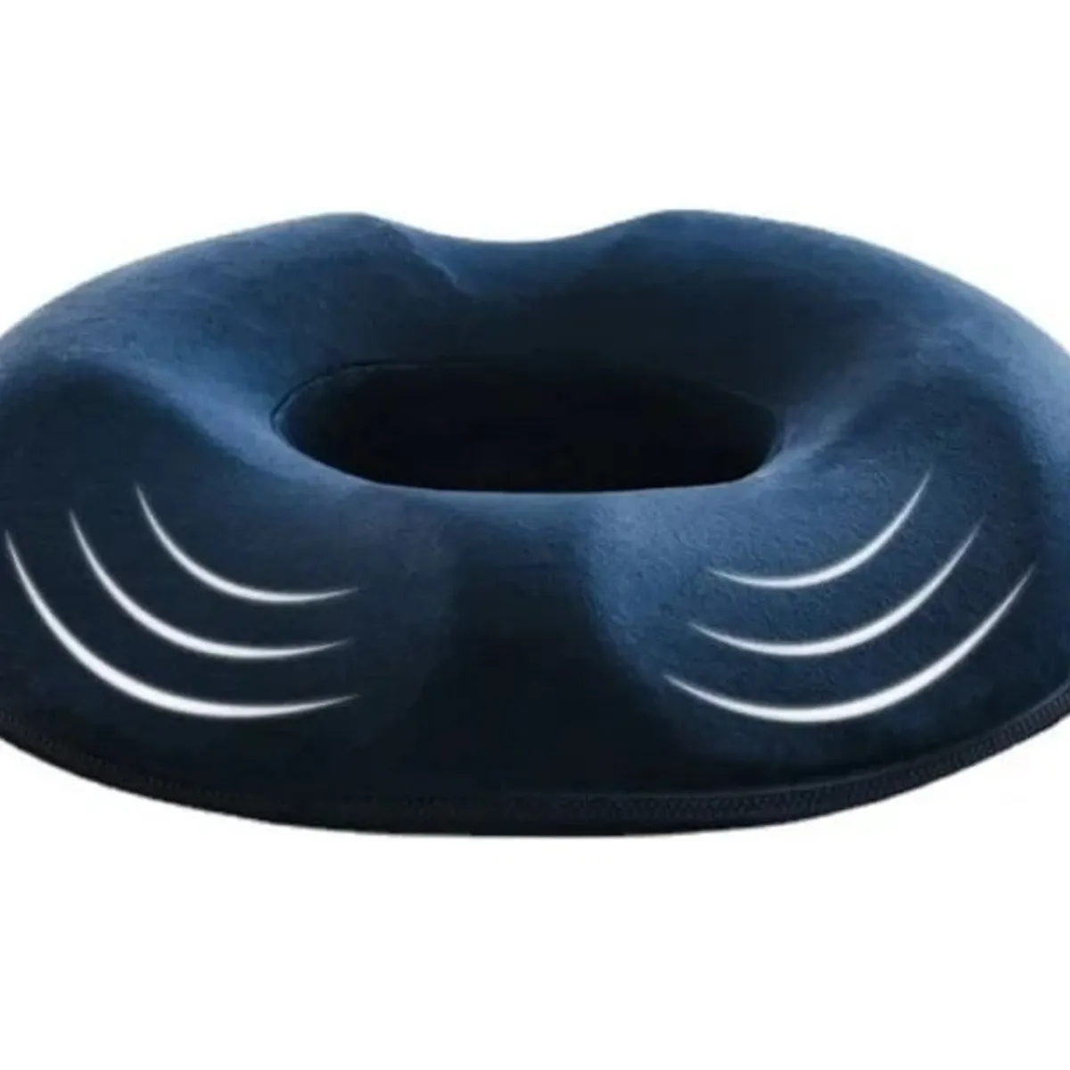 GENERICO - Cojin Ortopedico Picaron Antiescaras Memoria Funda Azul