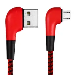 GEN - Cable Micro Usb Para Carga De Celular Con Conector En L