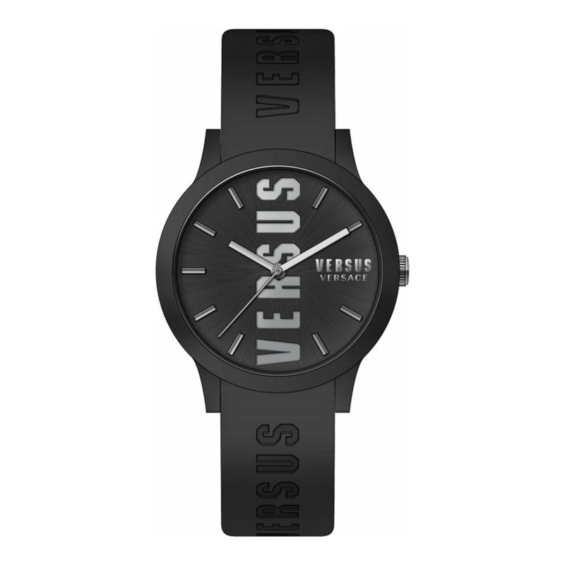 VERSACE - Reloj Barbes Silicone VSPKN0121 Versus Versace para Hombre en Negro