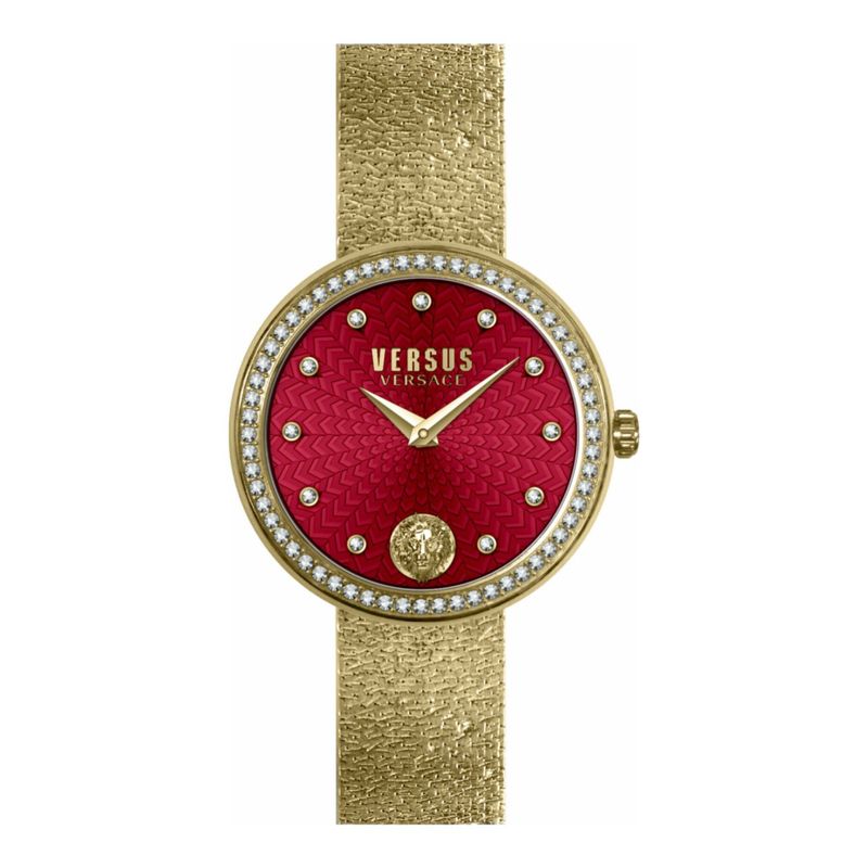VERSACE - Reloj Lea Crystal VSPEN5621 Versus Versace para Mujer en Dorado
