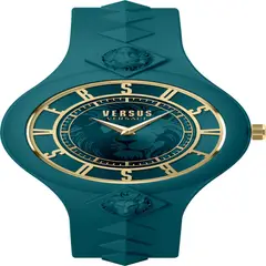 VERSACE - RELOJ VERSUS VSP1R1921 PARA MUJER EN VERDE DE SILICONA