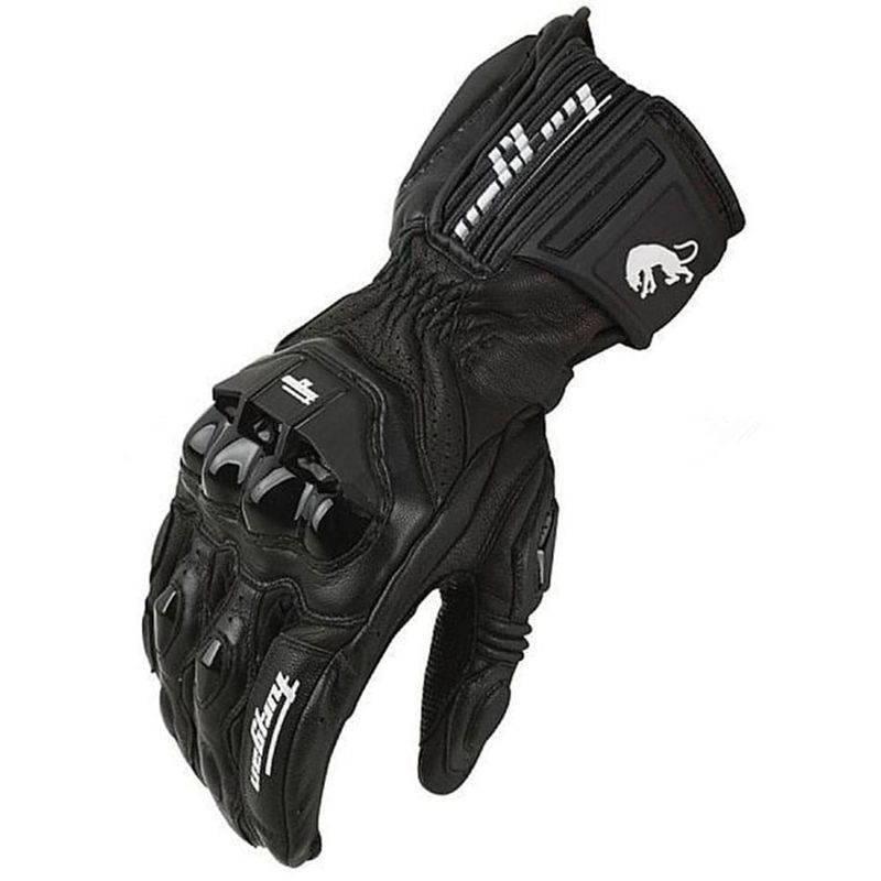GENERICO - Guantes para Moto GP Racing Largos Cuero S Hombre