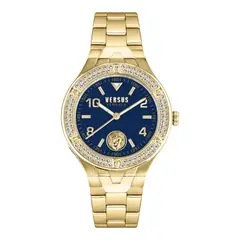 VERSACE - Reloj Vittoria Crystal VSPVO2721 Versus para Mujer en Dorado