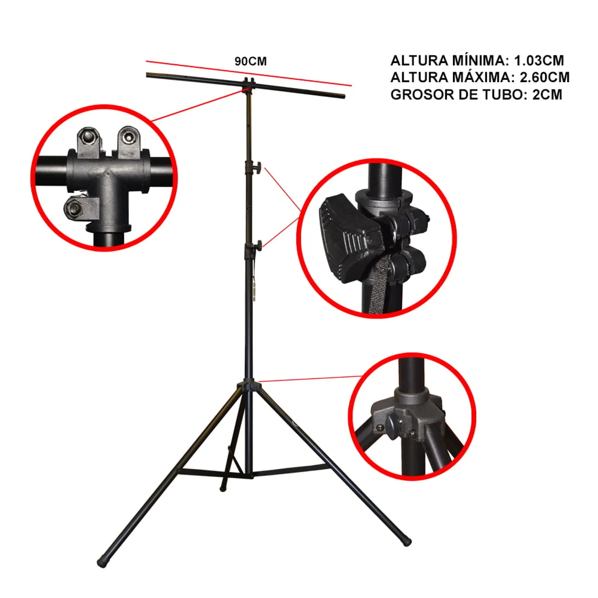 MEKSE - ATRIL DE ILUMINACION BARRA SIMPLE MRN-118 MEKSE