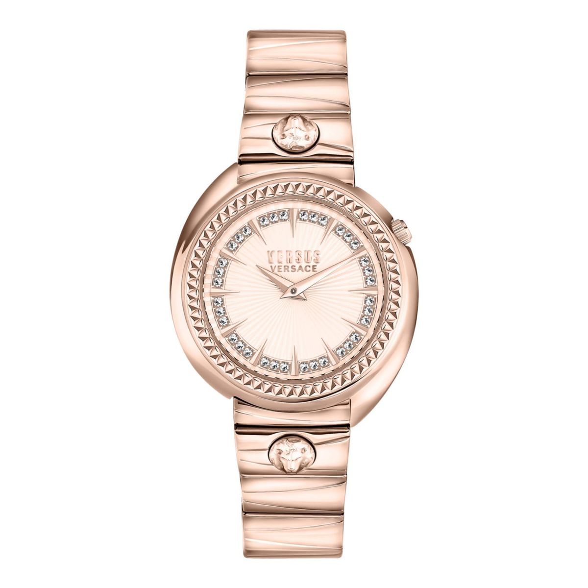 VERSACE - Reloj Tortona Crystal VSPHF3321 Versus Versace para Mujer en Oro rosa