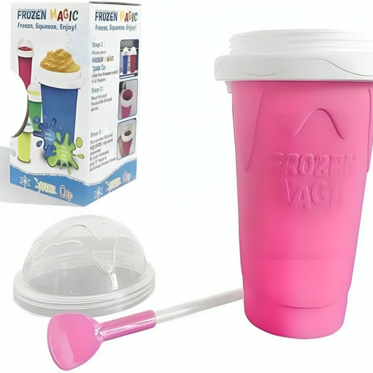GENERICO - Vaso Congelado Rapido Taza Magica Granizado Frozen Magic