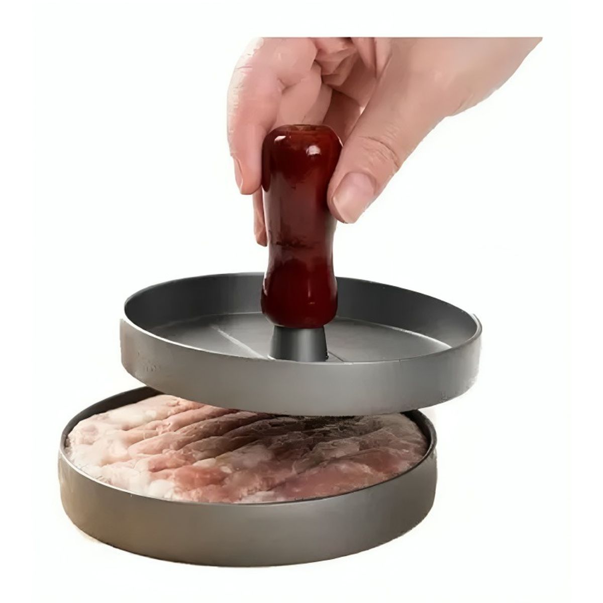 GENERICO - Prensa Para Hamburguesas Molde Antiadherente Asado Parrilla