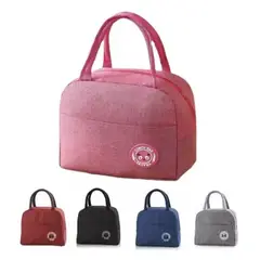 GENERICO - Lonchera Rosada Bolsa Termica Colación Almuerzo Portatil Unisex