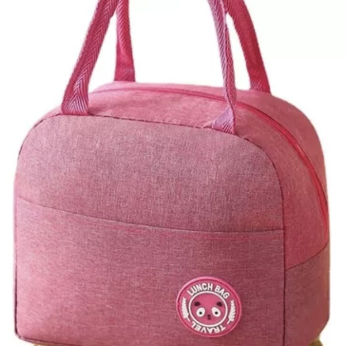 GENERICO - Lonchera Rosada Bolsa Termica Colación Almuerzo Portatil Unisex