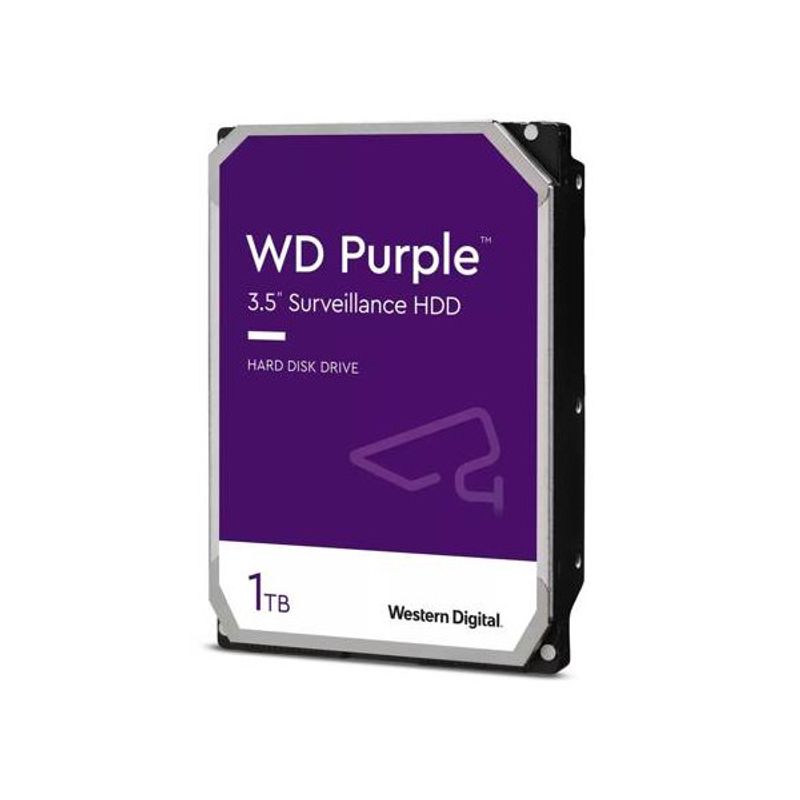 WESTERN DIGITAL - Disco Duro Interno 1tb Western Digital Purple Wd11purz
