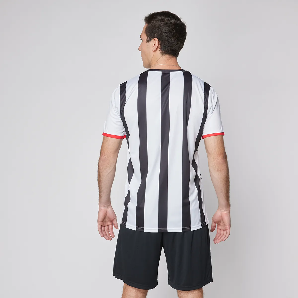 LOTTO - Polera de Fútbol Hombre Lotto - Finta Blanco Negro - Blanco
