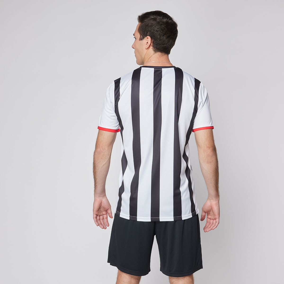 LOTTO - Polera de Fútbol Hombre Lotto - Finta Blanco Negro