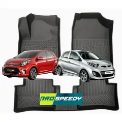 GENERICO - PISOS CALCE PERFECTO PROSPEEDY KIA MORNING 2012-2023 3PIEZAS