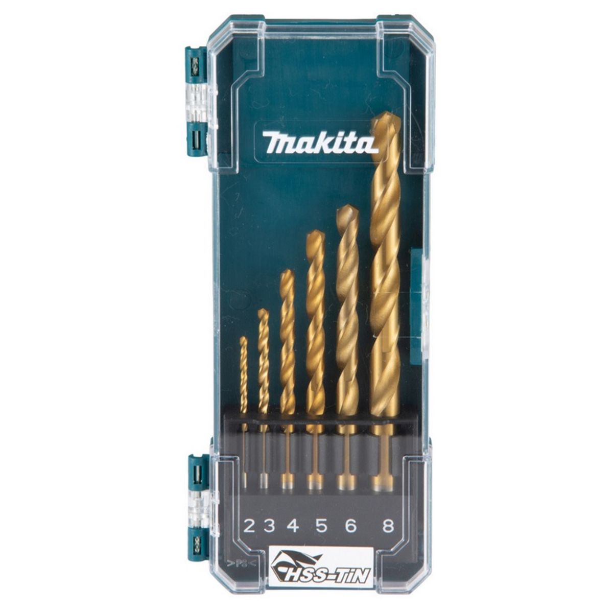 MAKITA - Set de brocas de metal HSS-Tin 6 piezas Makita