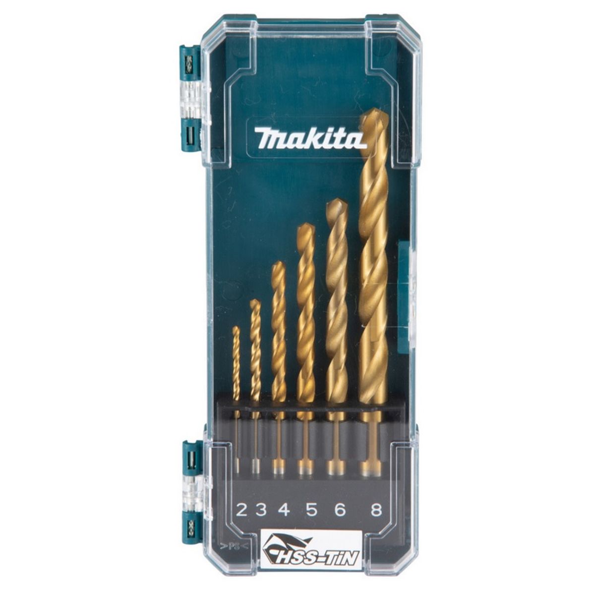 MAKITA - Set de brocas de metal HSS-Tin 6 piezas Makita