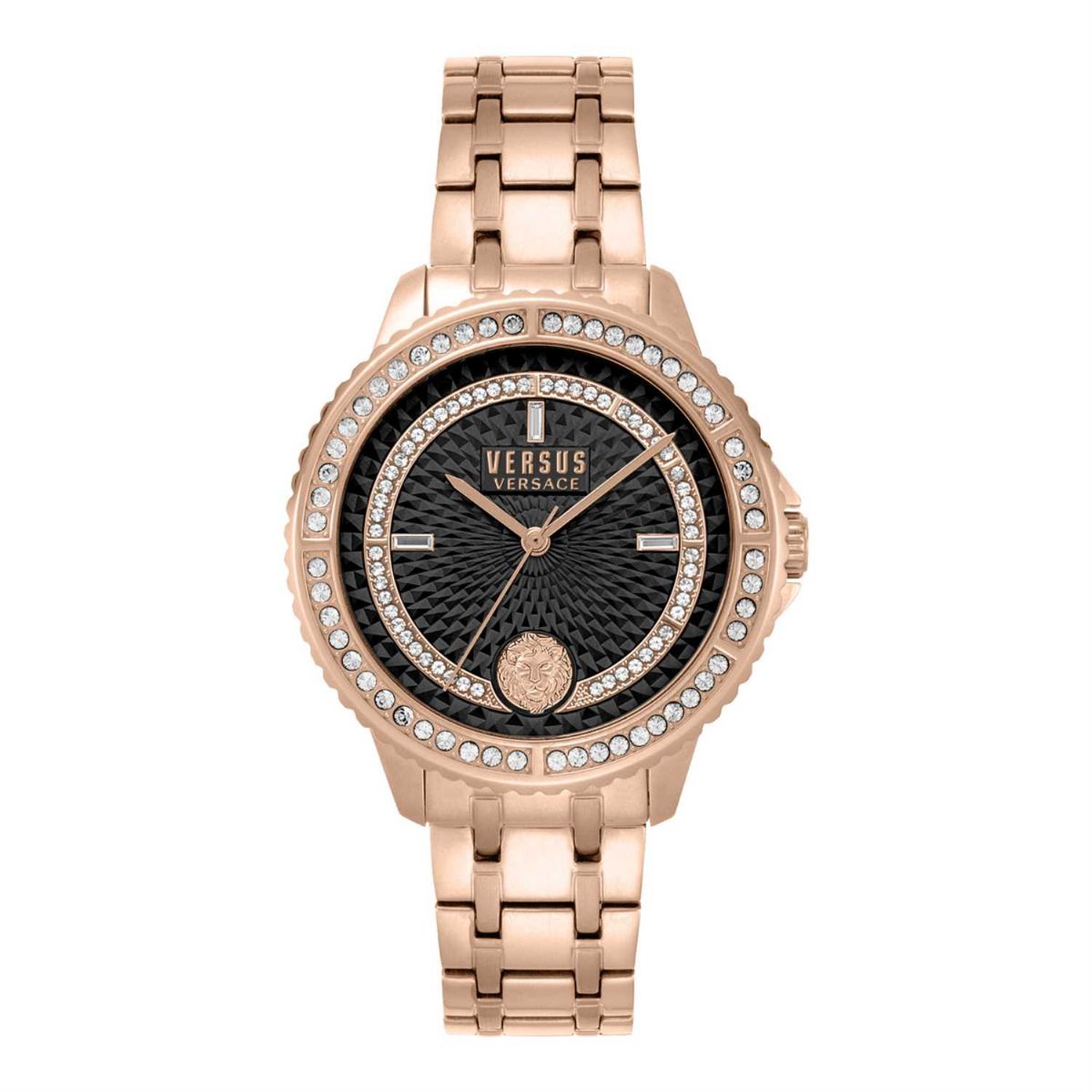 VERSACE - RELOJ VERSUS VERSACE VSPLM4421 PARA MUJER ORO ROSA DE ACERO INOXIDABLE