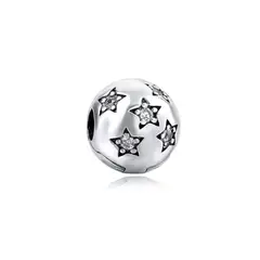 GENERICO - Charm con Broche Circular y Estrellas