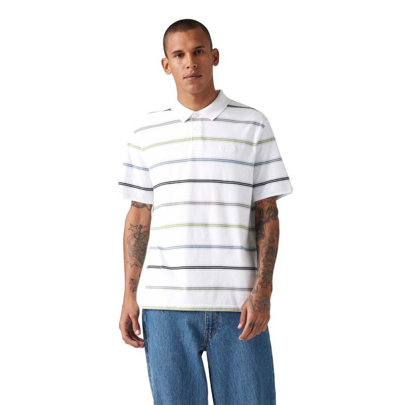 LEVIS - Polera Hombre Authentic Polo Blanco Levis