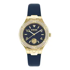VERSACE - Reloj Vittoria Crystal VSPVO2121 Versus para Mujer en Azul