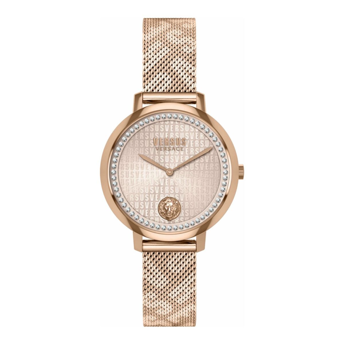 VERSACE - Reloj La Villette Crystal VSP1S3421 Versus Versace Mujer en Oro rosa