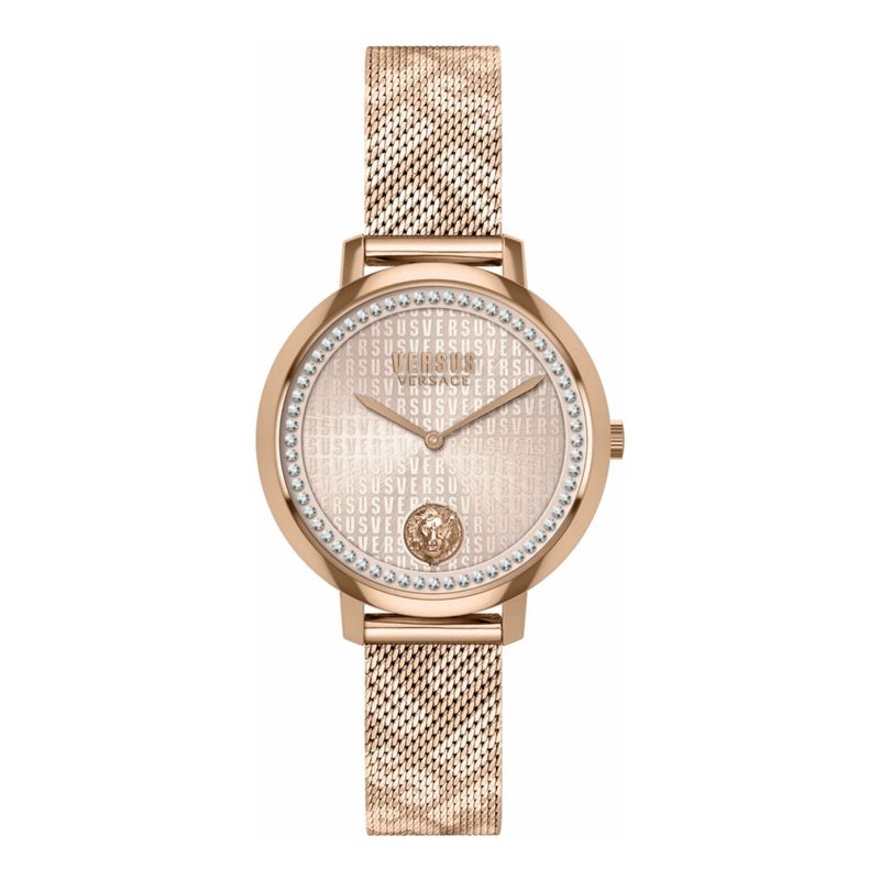 VERSACE - Reloj La Villette Crystal VSP1S3421 Versus Versace Mujer en Oro rosa