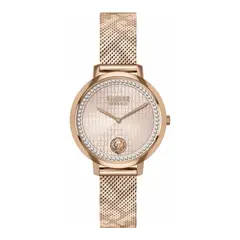 VERSACE - Reloj La Villette Crystal VSP1S3421 Versus Mujer en Oro rosa