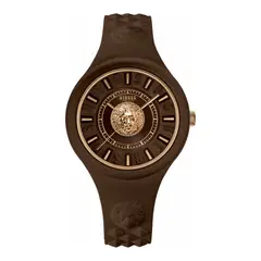 VERSACE - Reloj Fire Island Lion VSPOQ2T21 Versus para Mujer en Marrón