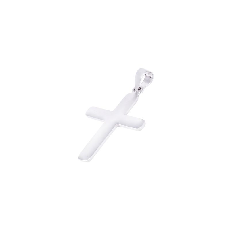 JB JOYAS BARON - Colgante de Plata Esterlina 925 CRUZ 35X25MM