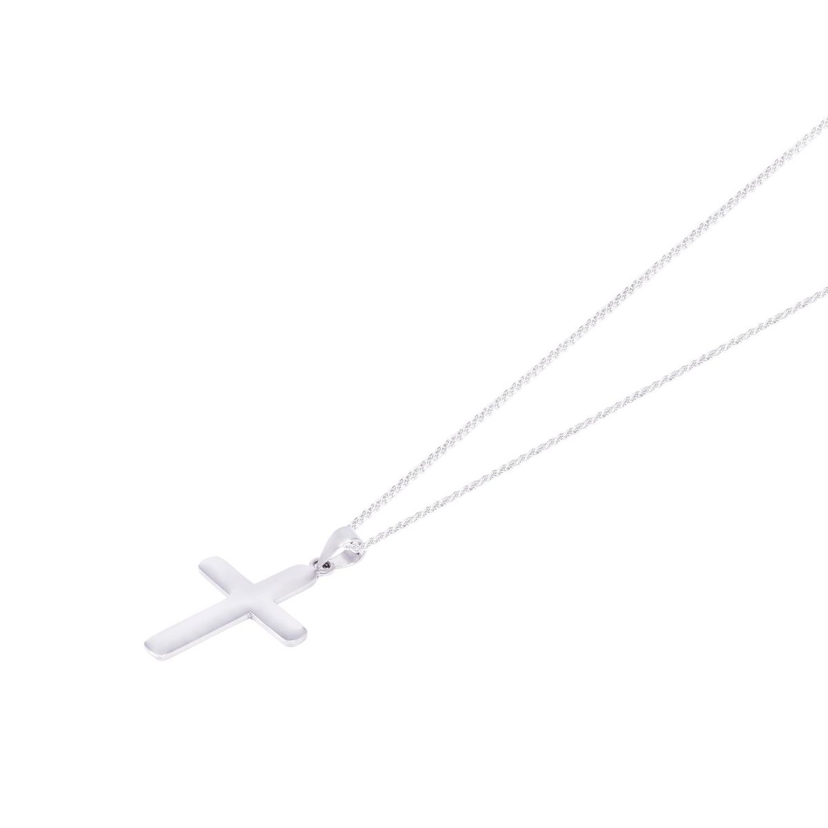 JB JOYAS BARON - Colgante de Plata Esterlina 925 CRUZ 35X25MM