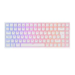 ROYAL KLUDGE - Teclado Mecánico Inalámbrico RK RK84 Red Switch Blanco