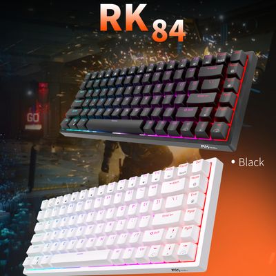 Imagen 2 del producto Teclado Mecánico Inalámbrico RK RK84 Red Switch Blanco