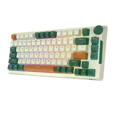 ROYAL KLUDGE - Teclado Mecánico Inalámbrico RK H81 Skycyan Switch Verde
