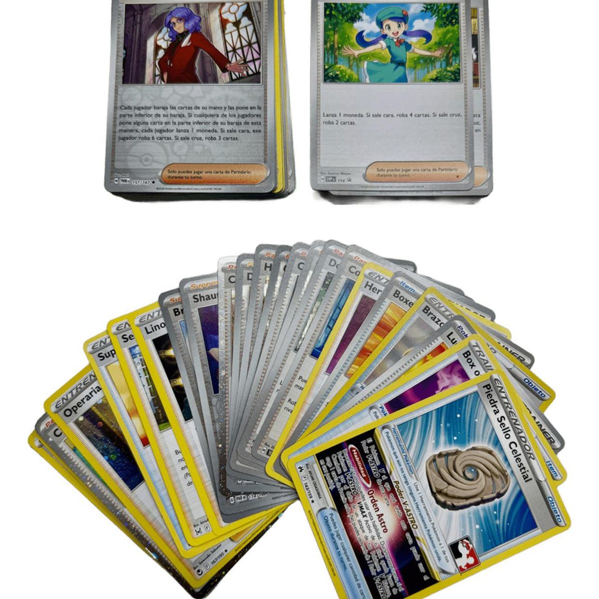 POKEMON - Cartas Originales Pokemon 50 Entrenadores Sin Repetir
