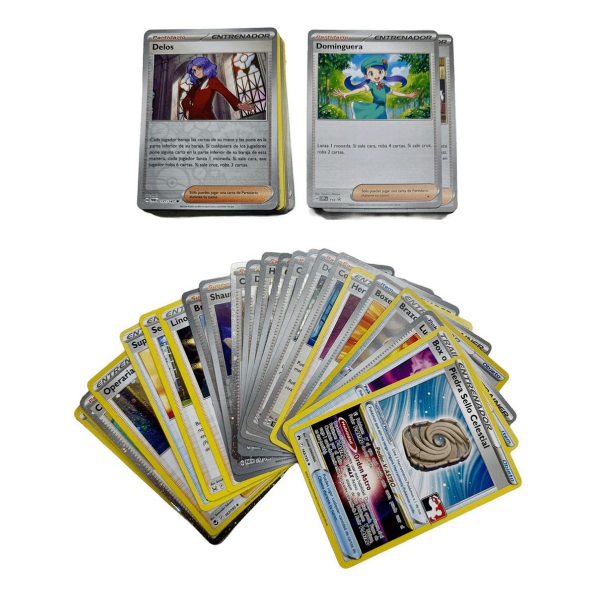 POKEMON - Cartas Originales Pokemon 50 Entrenadores Sin Repetir