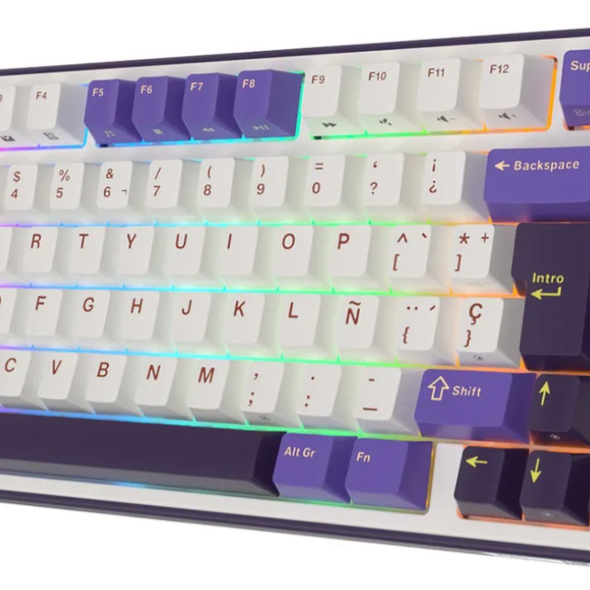 ROYAL KLUDGE - Teclado Mecánico Gamer Compacto RK R75 Blackberry –  Switch Silver, RGB, Español
