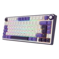 Teclado Mecánico Gamer Compacto RK R75 Blackberry – Switch Silver, RGB, Español