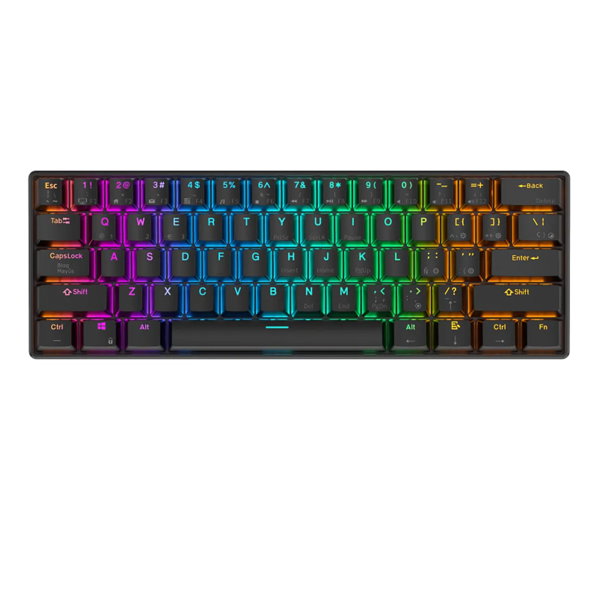 ROYAL KLUDGE - Rk royal kludge rk61 wireless wired 60 mechanical keyboard